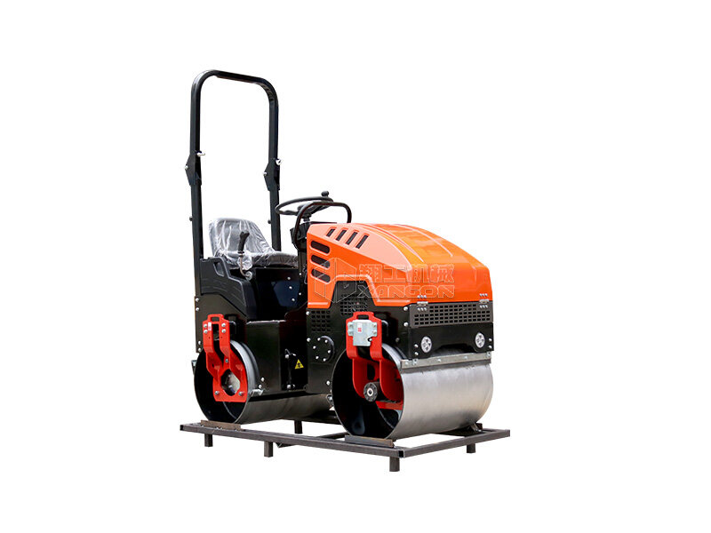 880小型座駕壓路機(橘紅色)